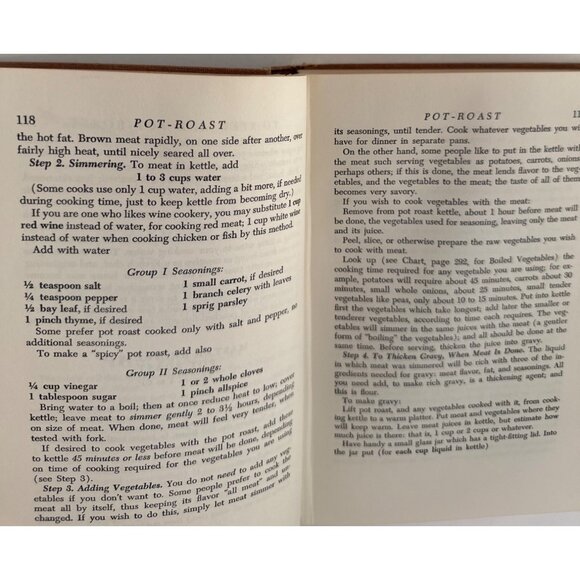 Vtg 1954 The Easy Way To Good Cooking Gwen French HC Cookbook Recipes First Ed - Picture 12 of 16